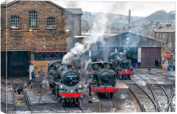 Keighley & Worth Valley Railway Canvas Print by Philip Baines