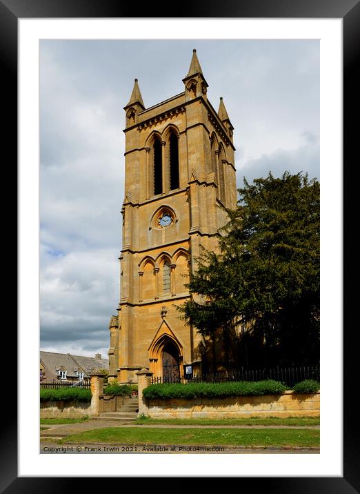 St Michaels & All Saints, Broadway, Cotswolds Framed Mounted Print by Frank Irwin