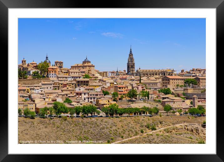 Toledo, a World Heritage Site city in Spain Framed Mounted Print by Chun Ju Wu