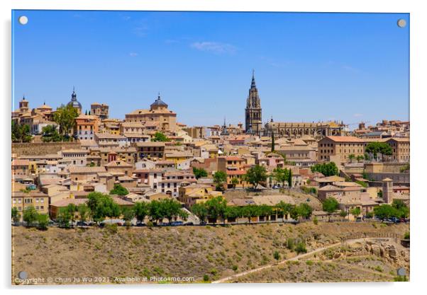 Toledo, a World Heritage Site city in Spain Acrylic by Chun Ju Wu