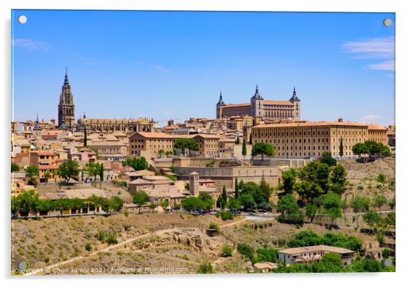 Toledo, a World Heritage Site city in Spain Acrylic by Chun Ju Wu