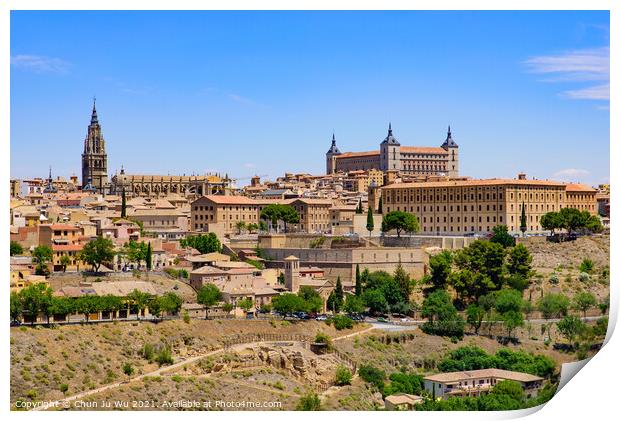 Toledo, a World Heritage Site city in Spain Print by Chun Ju Wu