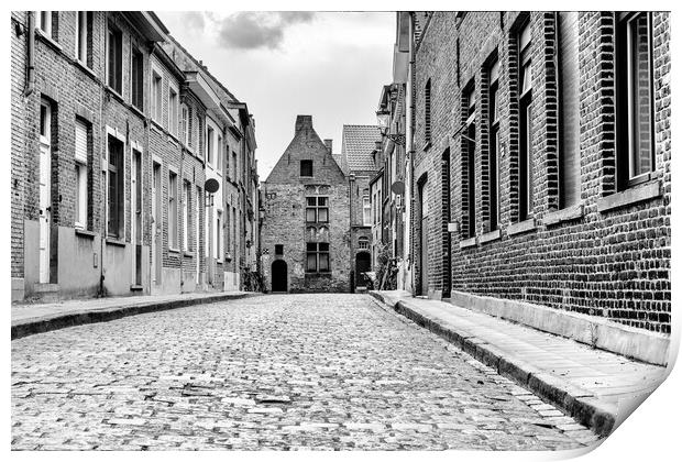 Bruges Print by DiFigiano Photography