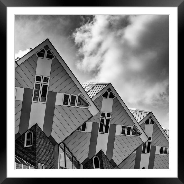 Cubes of Rotterdam Framed Mounted Print by DiFigiano Photography