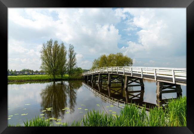 Across The Canal Framed Print by DiFigiano Photography