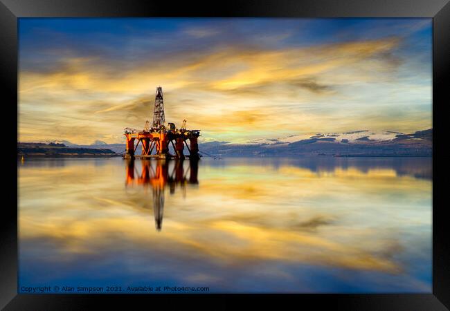 Cromarty Firth Framed Print by Alan Simpson