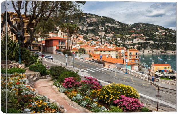 Villefranche Sur Mer in France Canvas Print by Artur Bogacki