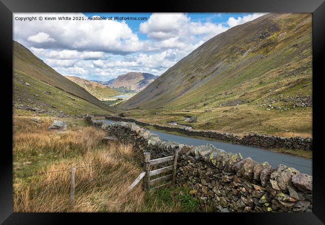 Road to Ullswater Framed Print by Kevin White