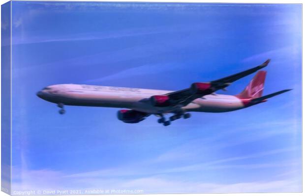 Jet Motion Blur  Canvas Print by David Pyatt