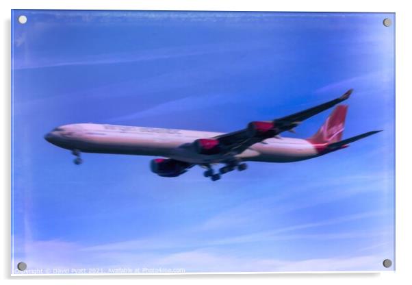 Jet Motion Blur  Acrylic by David Pyatt