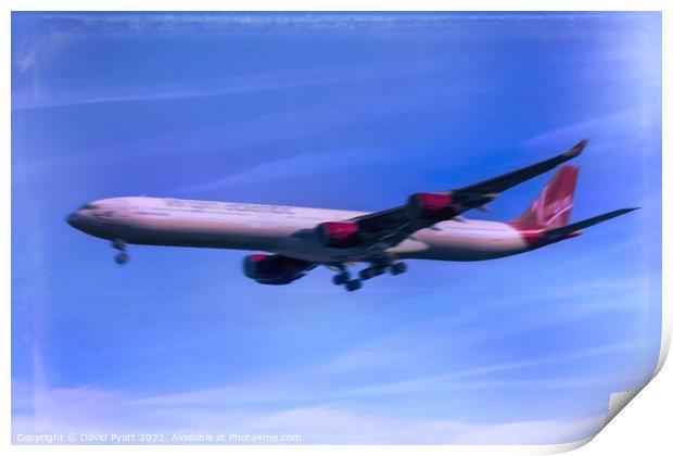 Jet Motion Blur  Print by David Pyatt