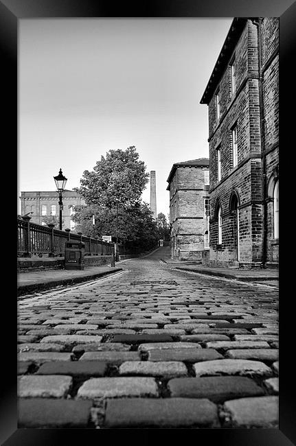 Albert Street, Saltaire Framed Print by Sandi-Cockayne ADPS