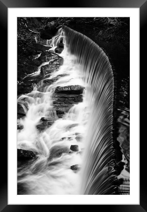 Above the Weir Framed Mounted Print by David McCulloch