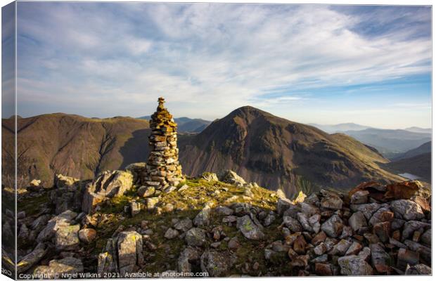 Great Gable Canvas Print by Nigel Wilkins