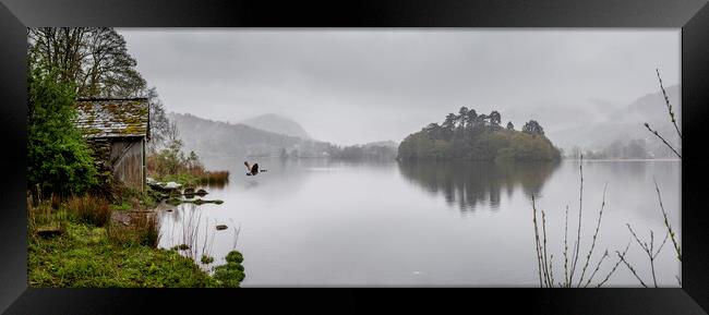Grassmere Boat House, Cumbria Framed Print by Maggie McCall