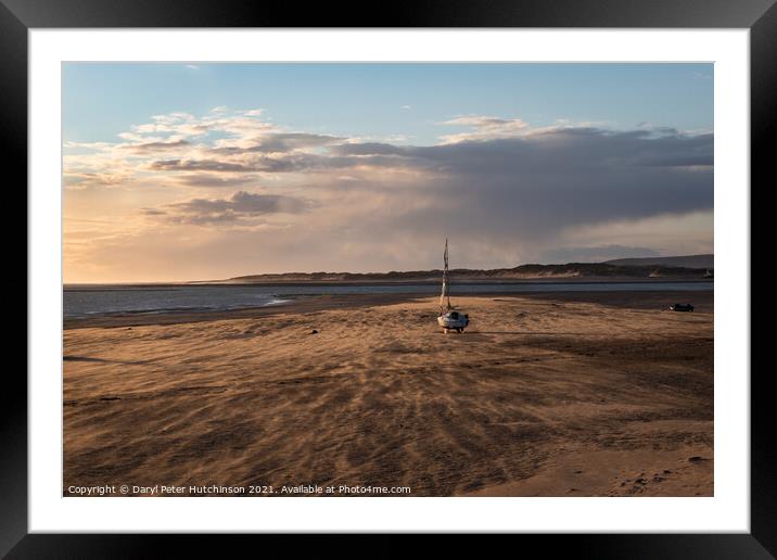 Instow beach, Devon Framed Mounted Print by Daryl Peter Hutchinson