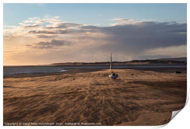 Instow beach, Devon Print by Daryl Peter Hutchinson