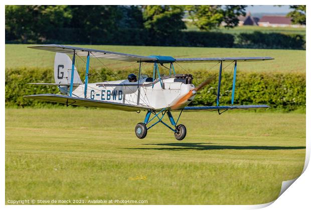 de Havilland DH 60X Print by Steve de Roeck
