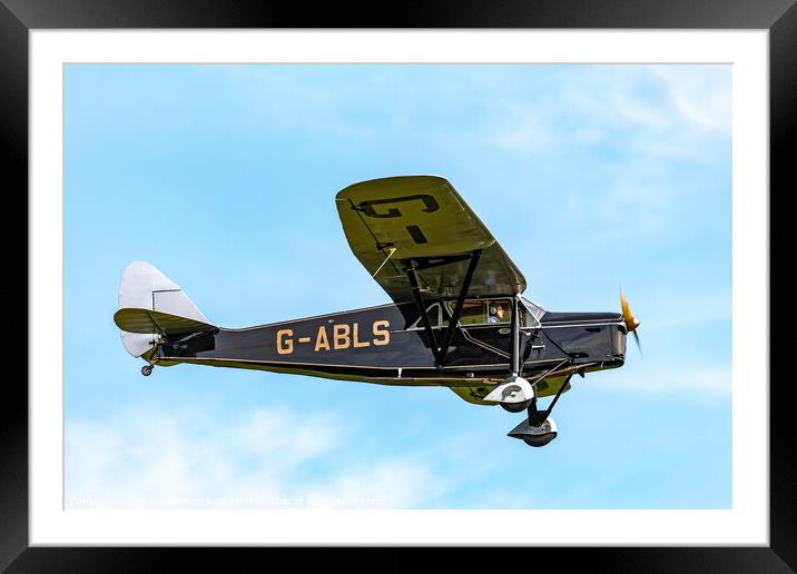 de Havilland DH80A Puss Moth Framed Mounted Print by Steve de Roeck