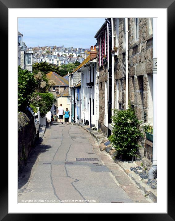 The Warren at St.Ives in Cornwall. Framed Mounted Print by john hill