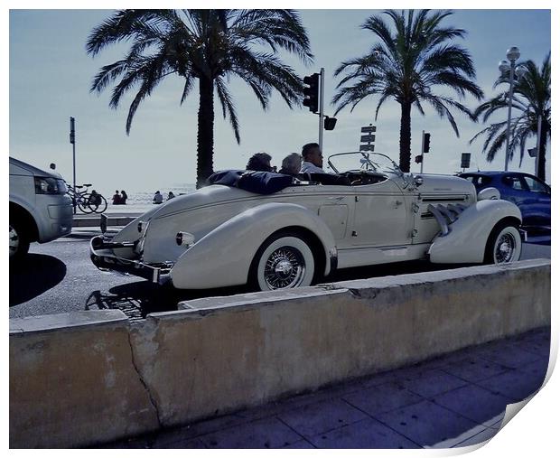 Cruising in style.  Print by Michael Snead