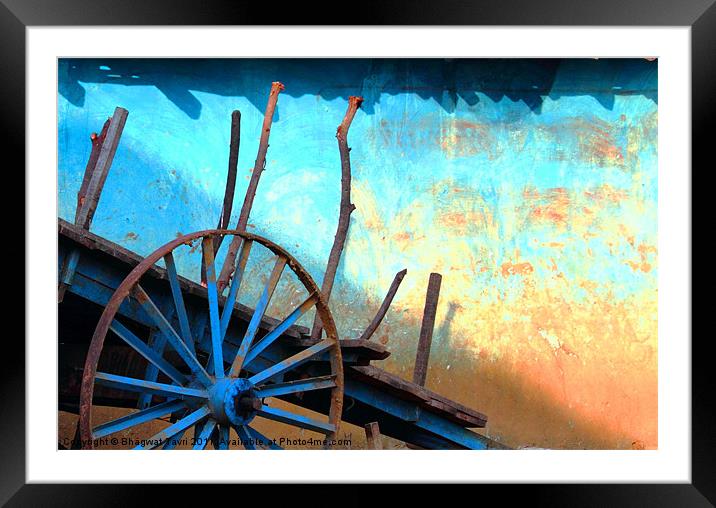 Morning in Blue MOOD...... Framed Mounted Print by Bhagwat Tavri