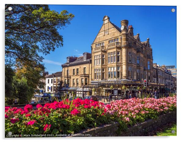 Bettys Tea Rooms at Harrogate Acrylic by Mark Sunderland