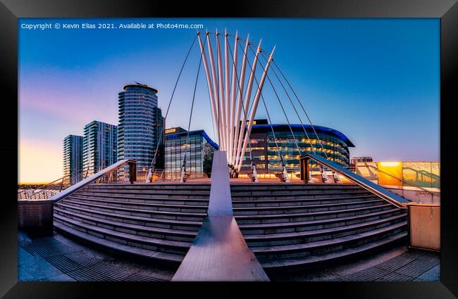 Salford Media City Framed Print by Kevin Elias