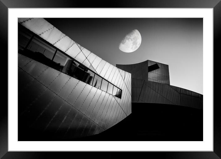 Curves Framed Mounted Print by Kevin Elias