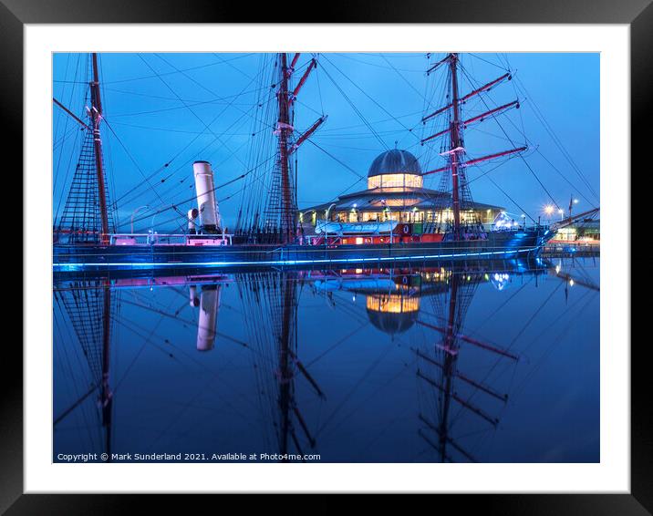 Discovery Point at Dusk Framed Mounted Print by Mark Sunderland