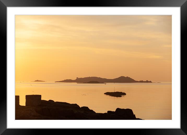 Sunrise Dalgety Bay Framed Mounted Print by Richard Newton