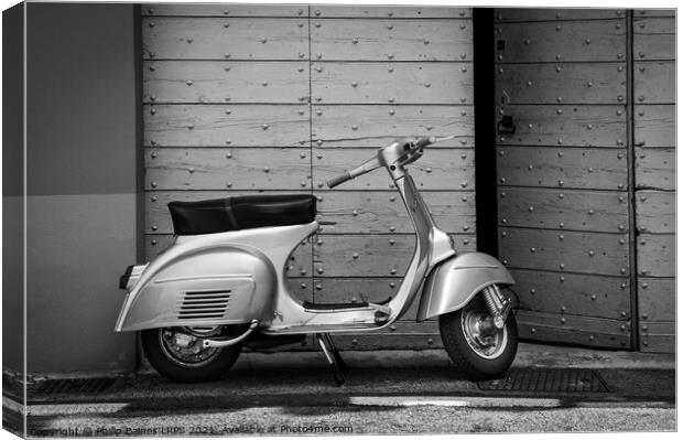 Scooter in Italy Canvas Print by Philip Baines
