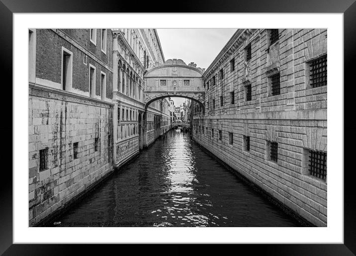 Bridge of Sighs, Venice Framed Mounted Print by Philip Baines