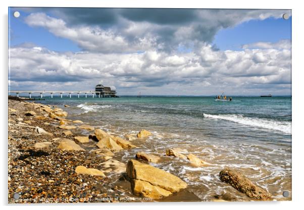 Bembridge Lifeboat Station Acrylic by Wight Landscapes