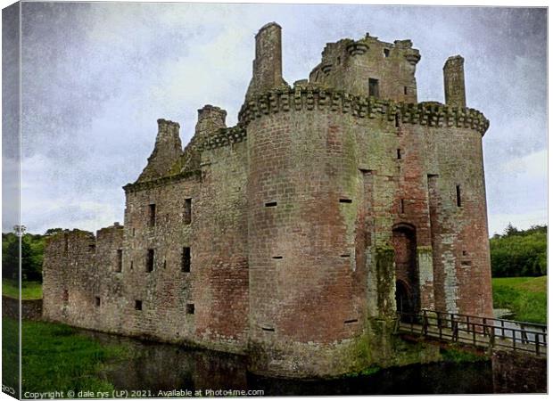 Caerlaverock Castle Canvas Print by dale rys (LP)