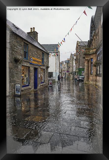 Lerwick Shetland Framed Print by Lynn Bolt