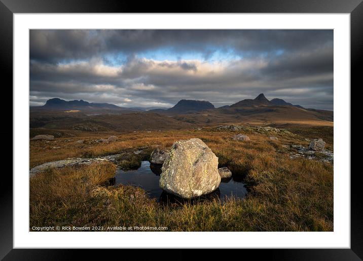 Aird of Coigach Framed Mounted Print by Rick Bowden