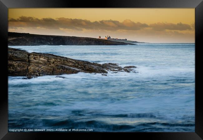 Northumberland Coast Framed Print by Alec Stewart