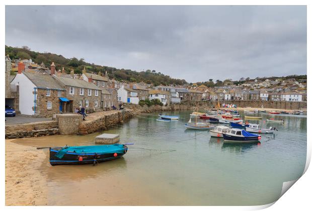 Mousehole cornwall Print by chris smith