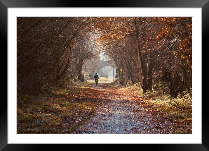 Autumnal morning Walk Framed Mounted Print by Ken Fagan