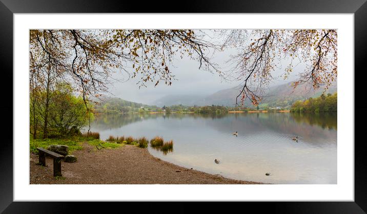 Grasmere Cumbria Framed Mounted Print by Maggie McCall
