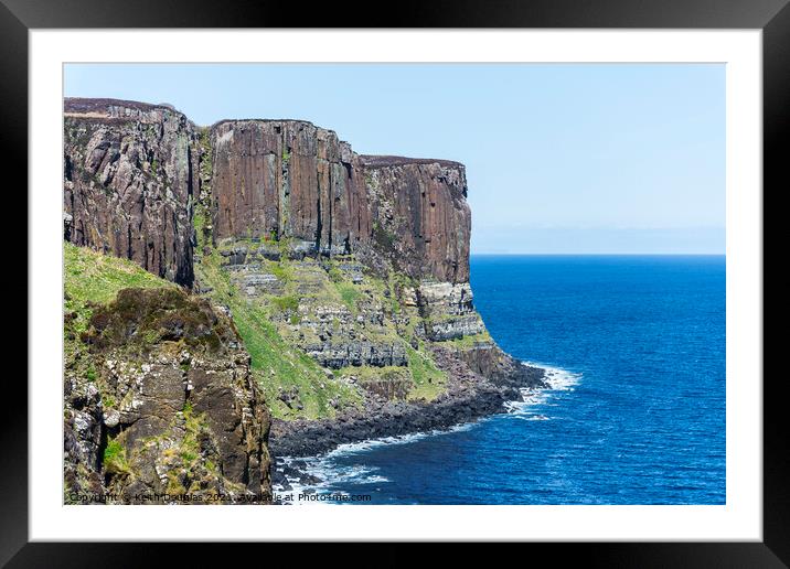 Kilt Rock, Isle of Skye, Scotland Framed Mounted Print by Keith Douglas