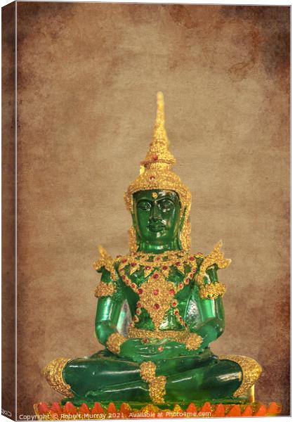 The Emerald Buddha Canvas Print by Robert Murray