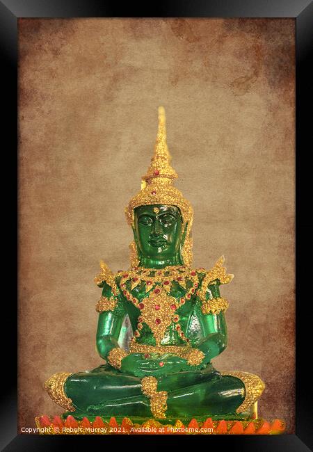 The Emerald Buddha Framed Print by Robert Murray