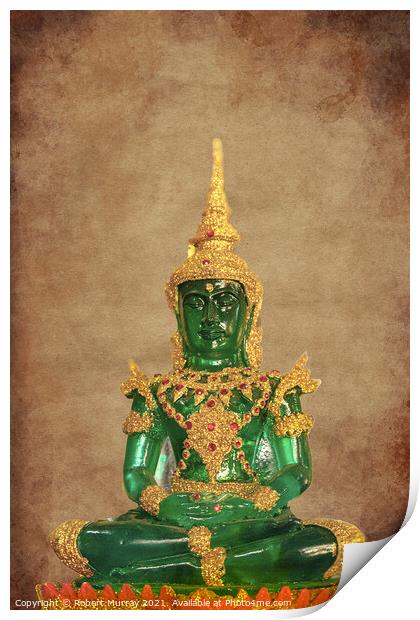 The Emerald Buddha Print by Robert Murray