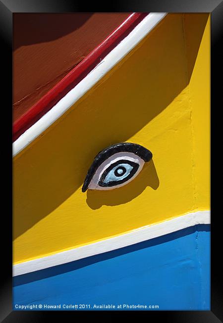 Eye for colour Framed Print by Howard Corlett