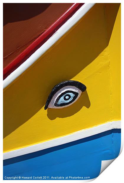 Eye for colour Print by Howard Corlett