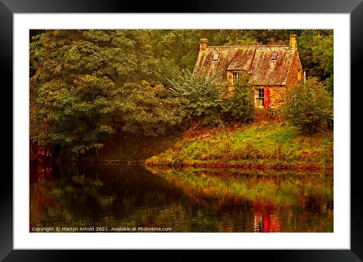 River Cottage, Hexham, Northumberland Framed Mounted Print by Martyn Arnold