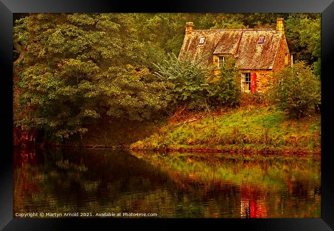 River Cottage, Hexham, Northumberland Framed Print by Martyn Arnold