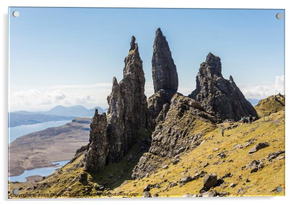 The Old Man of Storr, Isle of Skye Acrylic by Keith Douglas